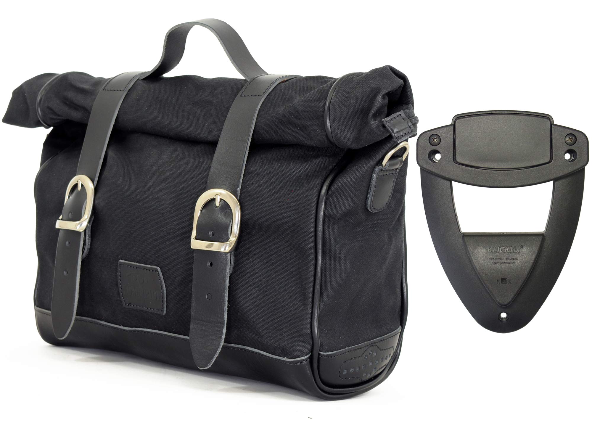 

LONGRIDE Heritage Saddle Bag Roll Top Black HQR133WBLA CLICK-ON (9.5L) чорний