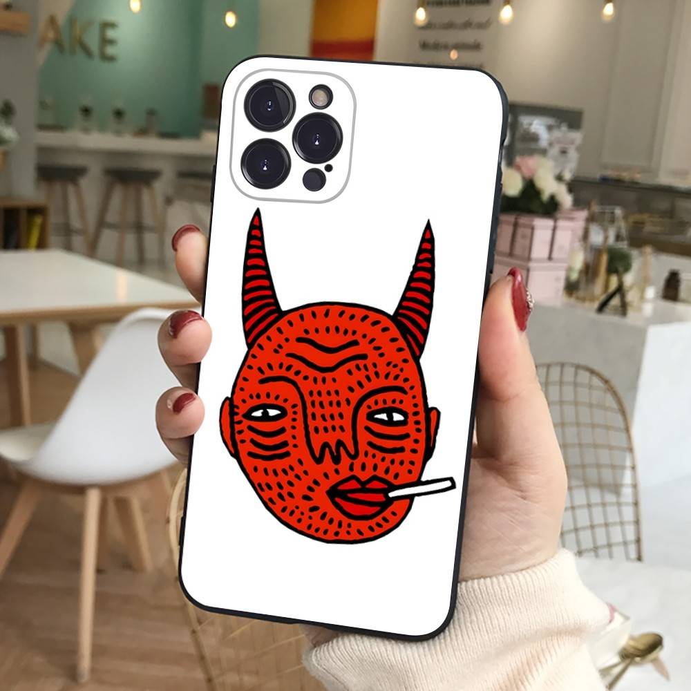 Polly Nor Print Handyhülle für iPhone 16 15 14 13 12 11 17 Pro Max Plus Rückseitenhüllen