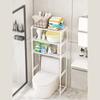 Washing Machine Storage Rack 3 Layers Adjustable Portability Balcony Storage Racks Floor Standing Toilet Bathroom Accessories
