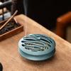 Durable Zinc Alloy Incense Burner Hollow Design Sturdy Fragrance Censer Minimalist Aromatherapy Stove Home Decor
