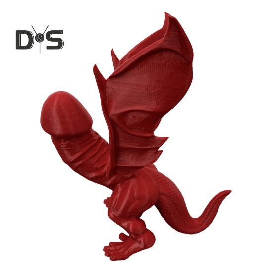 Dick Dinosaur Statue Collectible Penis Dinosaur Figurine Desk Dinosaur Buddy Prank Gag Gift for Bachelor's Party Adults Bedroom Decor