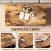 Lift-Top Wooden Coffee Table, Hidden Storage, Adjustable Height, 95 x 50 x 40 cm, Rustic Brown