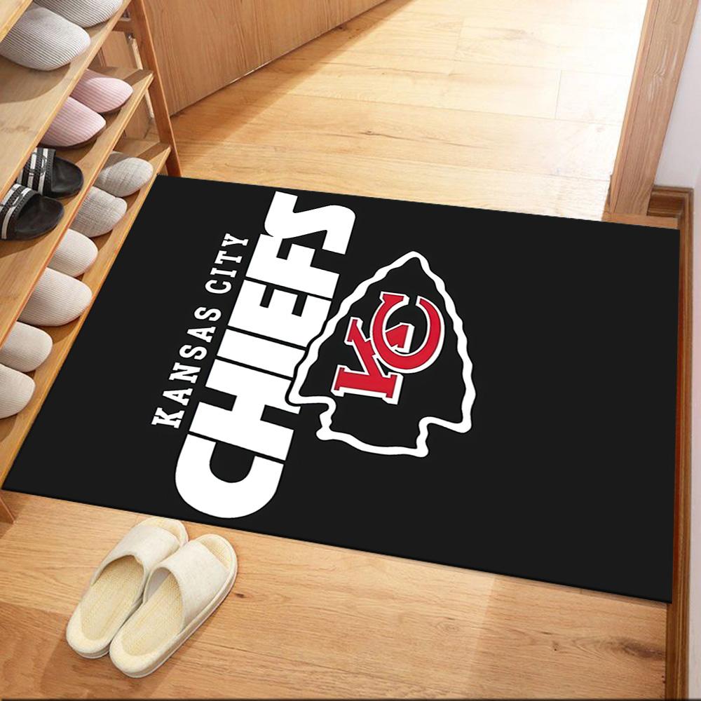Kansas City Chiefs Square Rugs Are a Great Choice for Living Rooms, Bedrooms, Home Décor, and As Gifts.