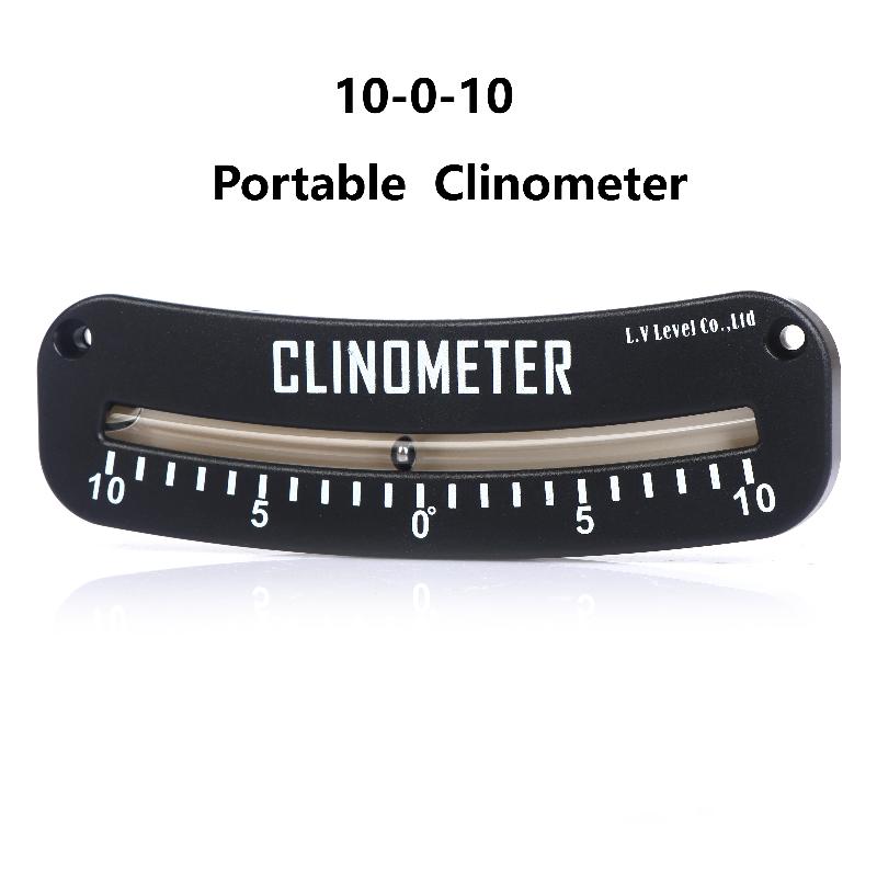 10-0-10 Inclinometer Mini Protractor Angle Indicator Measuring Instrument Tilt Gauge Slope Locator Meter Measuring Instrument