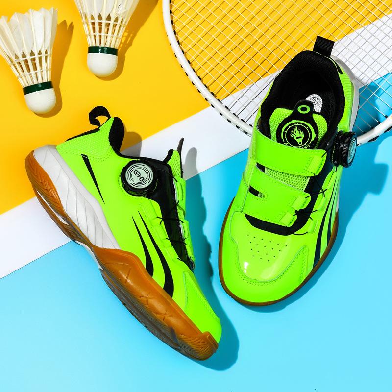 

Professional badminton shoes for children s and women s professional non-slip, wear-resistant and breathable mesh surface rotating button ca 29