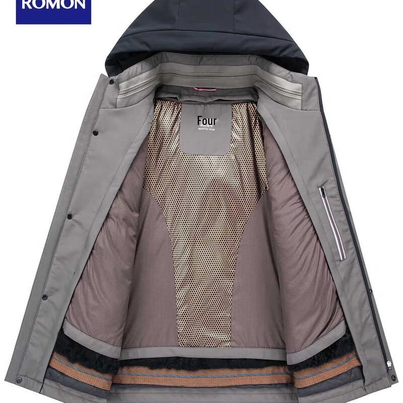 Romon Men's Hooded Winter Padded Jacket
