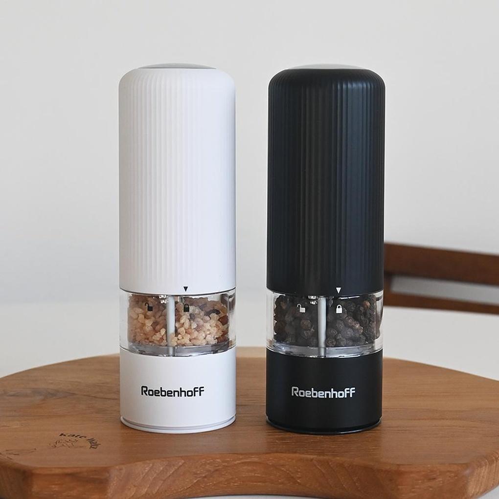 Rebenhof Automatic Salt and Pepper Sesame Electric Grinder Set