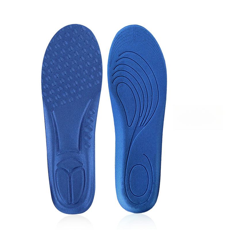 

Sports Insoles, Men s and Women s Breathable Shock-absorbing Insoles, Men s and Women s Military Training High Elastic and Non-slip Sports Full Pads Women s - (Size 35-39) синій