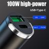 100W Mini Autoladegerät Schnellladung Für Iphone Qc3.0 Mini Pd USB Typ C Auto Handy Ladegerät Für Xiaomi Samsung Huawei