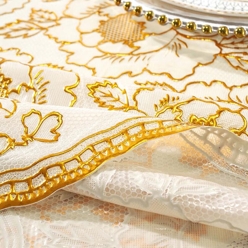 Aiwei Waterproof PVC Round Tablecloth