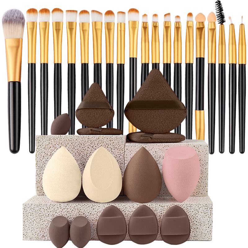20Pcs Makeup Brush Set Eyeliner Blending Cheeks Eye Cosmetic Foundation Brushes ,Professional Complete Set for Face Eyeshadow