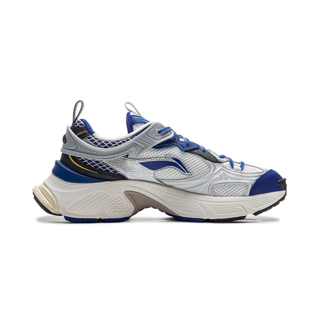 Li Ning Xingji Cushioning Slip Resistant Abrasion Resistant Breathable Height Increasing Low top Chunky Sneakers Men's AGCU339-3