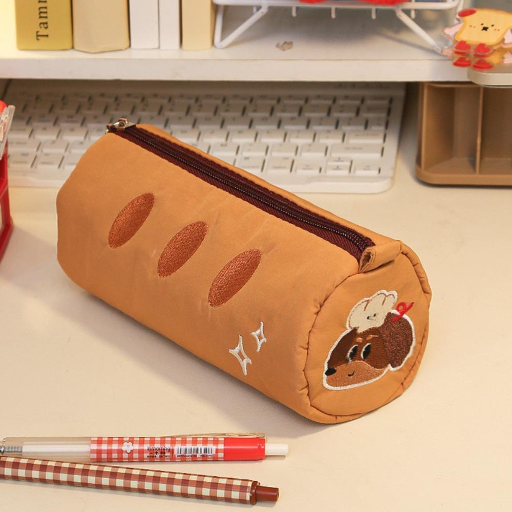 

Desk Storage Bag Pencil Case Pouch Pillow Shape Stationery Storage Bag Students Style 4