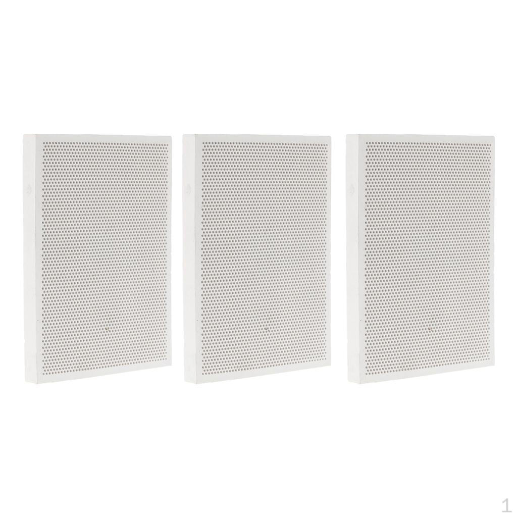 

3 шт. Плита для топки Заменитель шамота Печь из керамики, Размер: