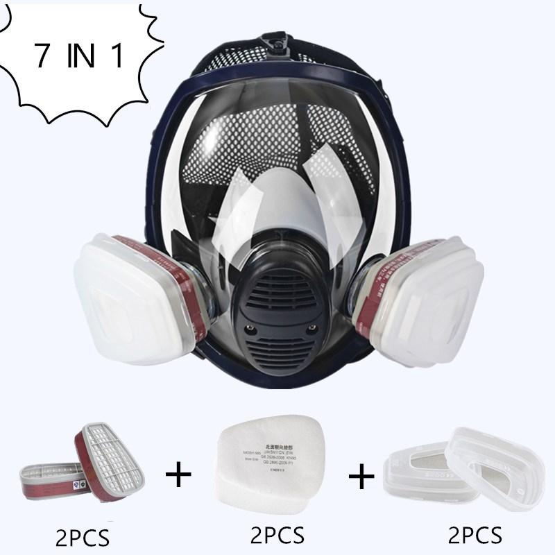 

6800 Картриджи для химических респираторов, газы с органическими кислотами, полнолицевые детали, спрей от пестицидов, силиконовая маска