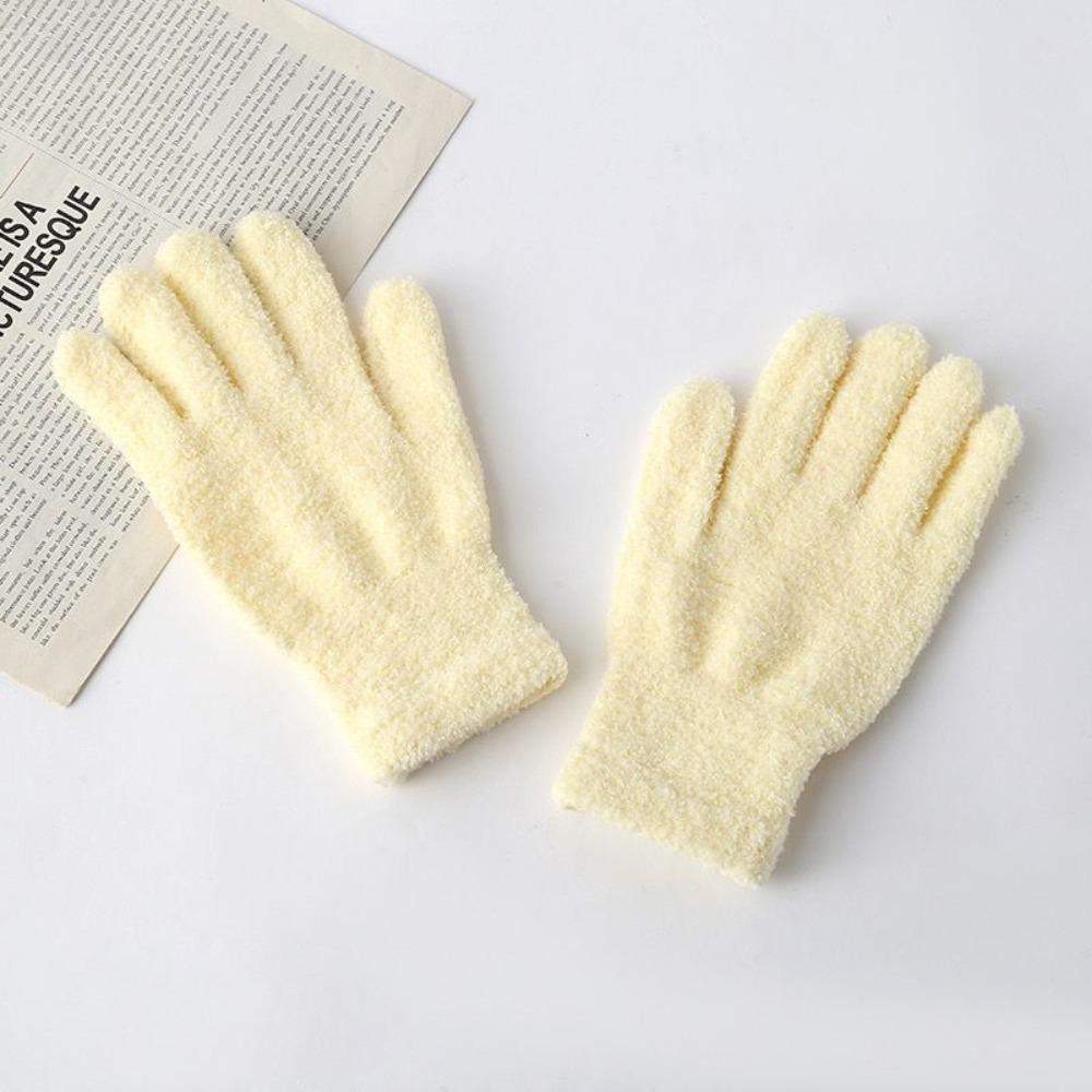 Gants Épais et Fourrés Résistants au Froid Gants Cinq Doigts Gants Tendance en Velours de Vison Hiver