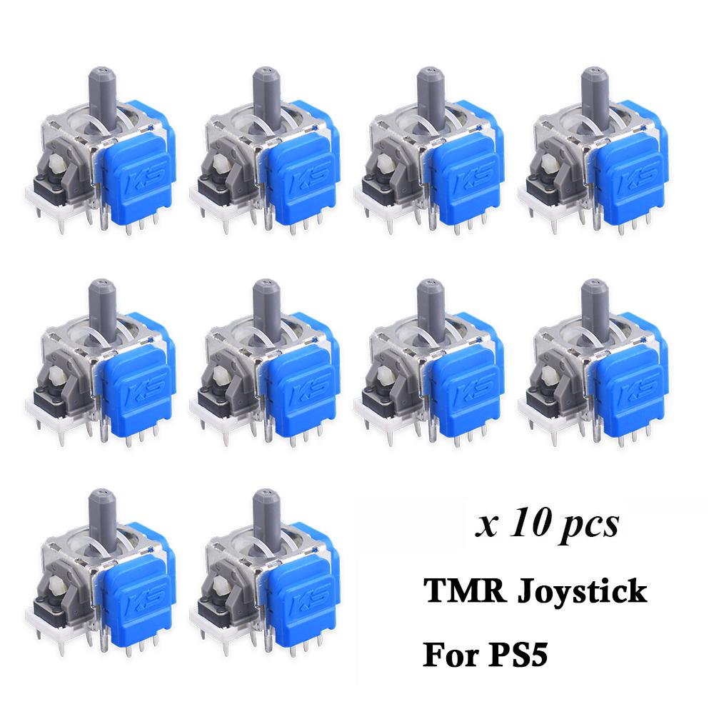 10Pcs Electromagnetic Joystick Replacement for Ps5 Gamepad 3D Analog Stick Sensor Module for Ps4 Xbox One & Elite Controller