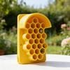 Dekoratives Bienenhotel, Insektenhaus Dekorationen, 3D-gedruckter Wabenakzent für Gartenecke Regal Balkon und Terrassen Auslage