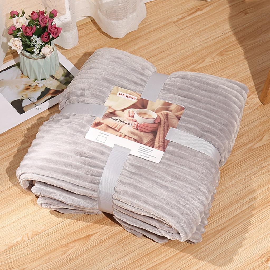 

Пушистое одеяло в скандинавском стиле, портативное толстое фланелевое мягкое однотонное одеяло с подогревом, летнее одеяло для дивана и ворса для путешествий, домашнего офиса 90x150cm серый