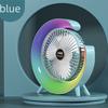 Xiaomi Quiet Charging Small Desk Fan with Ventilation and Portable Electric Fan with 3 Speeds for Home Use, with Colorful Lights