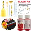 Bike Mineral Oil Injector Tool Brake Fluid Filler Oil Bleeder Hydraulic Disc Brake Maintenance Syringe Kit or1 bottle of oil
