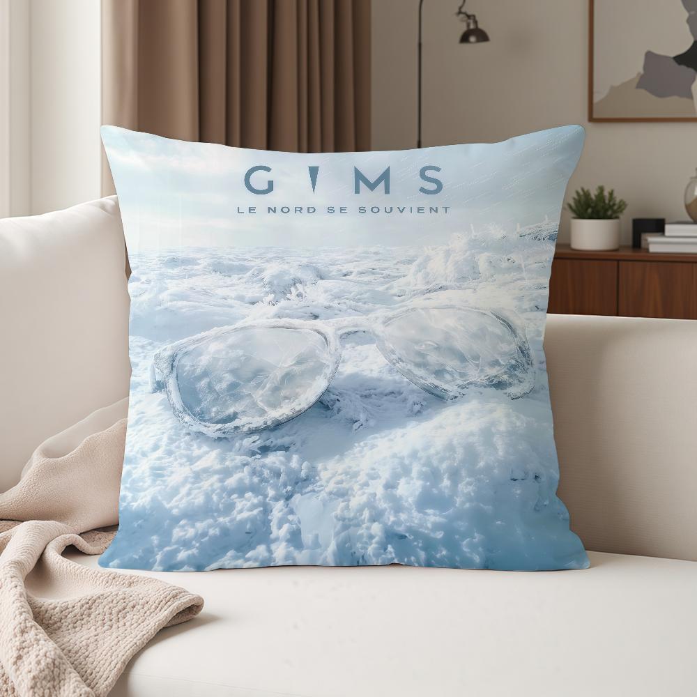 Hip Hop Rapper GIMS Pillow Case Suitable For Bedrooms Living Rooms Cars Home Decoration