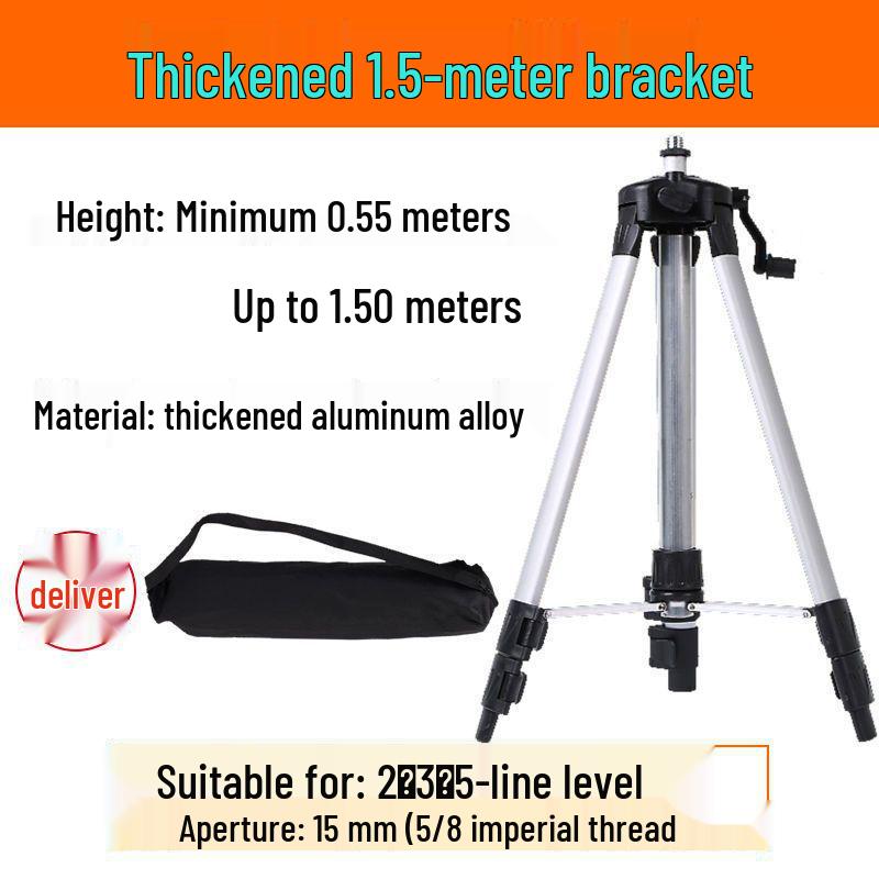 3m Aluminum Alloy Tripod Stand with 2.5m Adjustable Height and Thickened Pan Head for Metabo