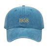 USA 1958 Anniversary Retro Baseball Cap - Men's Curved Brim Hat