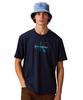 Monogram Print 4RB861G L DARKSAPPHIRECEF [Calvin Klein] Short-sleeve T-shirt