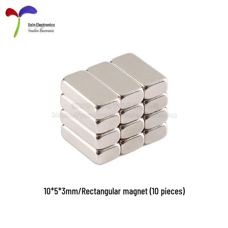 Rectangular Neodymium Magnet 10/20x5/10x2/3mm - Strong Magnetic Steel