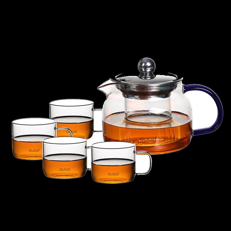 Guoz Natural Style Glass Tea Set