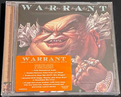 CD WARRANT - DIRTY ROTTEN FILTHY ST  CANDY343 Rock Candy 2017 Japan Rock Used