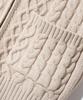 Dimiteulibeullaeg 2Way Heavyweight Cable Knit Zip-Up Hoodie_Oatmeal