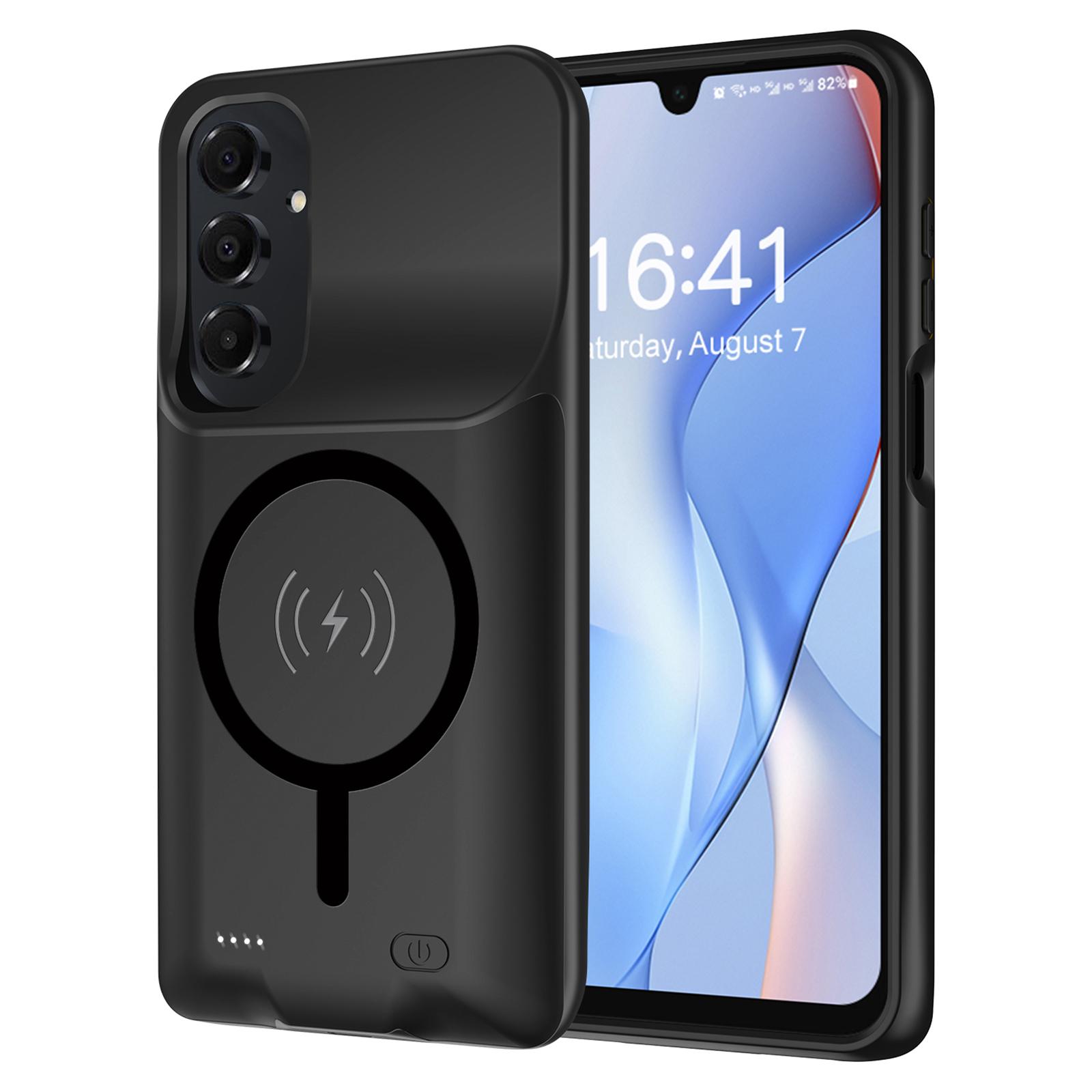 

E10 Для Samsung Galaxy A15 5G Чохол з TPU краями для заряджання 6000 мАг Розширена батарея Сумісний з MagSafe A