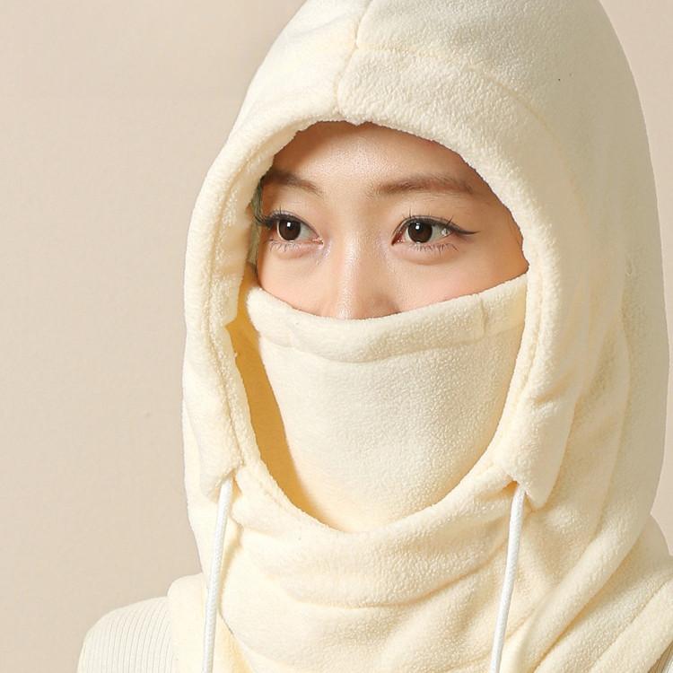 Máscara facial de ciclismo de inverno, cachecol de esqui quente, chapéu integrado, proteção facial à prova de vento e frio de alto valor, para homens e mulheres