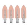 4 Stuks Make-up Haarspeld Accessoires Geen Buiging Haarclips Geen Kreukels Haarstyling Clips voor VrouwenRoze