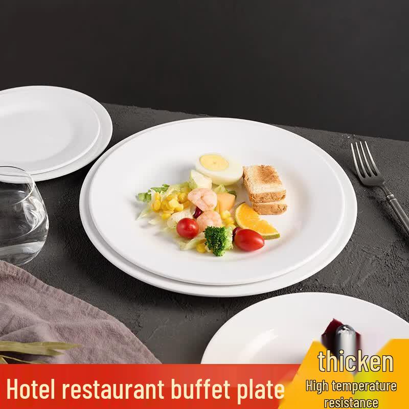 A5 Melamine Round Buffet Plate