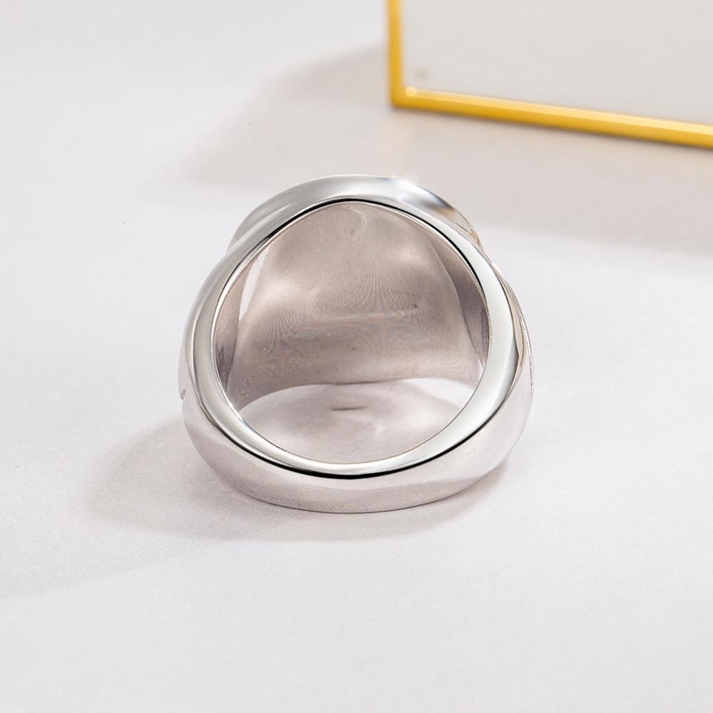 100% 925 Anéis de Prata Esterlina Vintage Grande Pedra Ágata Anel para Mulheres Moda Boêmio Novo Quente Jóias de Prata Sólida Presentes