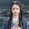 Ethnic Style Bohemia Hair Chain Tassel Beads Tassels Headbands  for Children