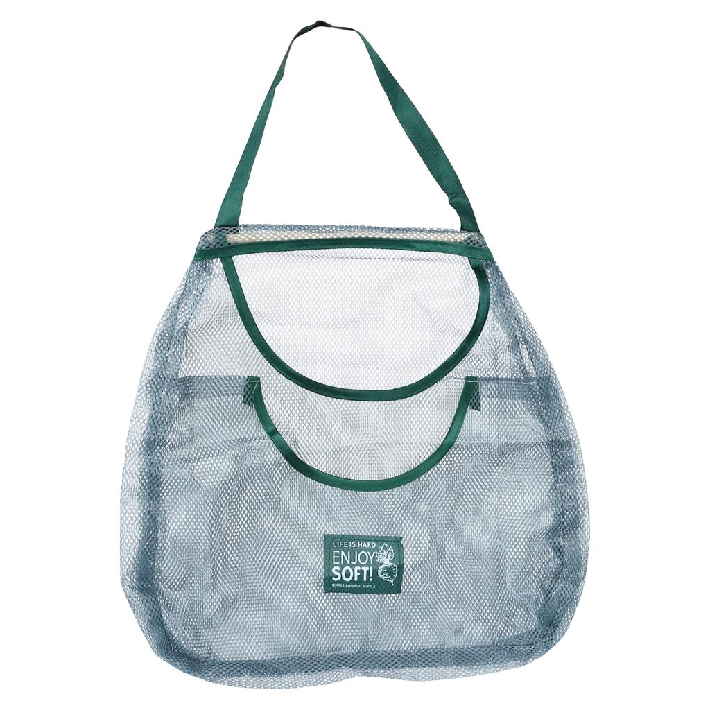 1/2 Schichten Küche Hängende Netzbeutel Wiederverwendbare Aufbewahrungsbeutel Zuhause Obst Gemüse Aufbewahrungsnetzbeutel Für Ingwer Knoblauch Kartoffeln Zwiebeln