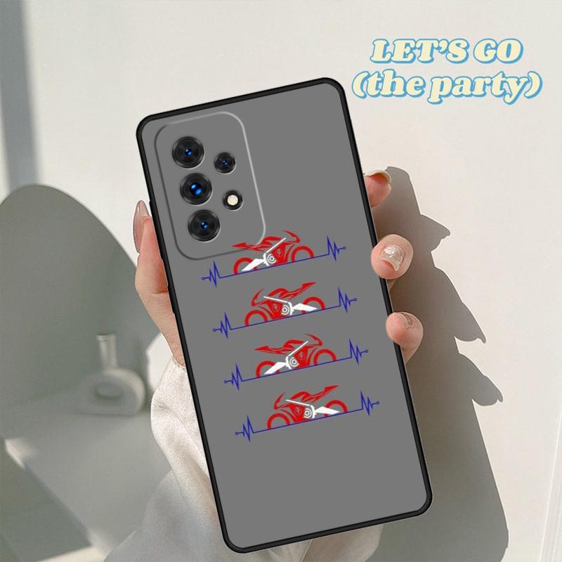 Moto Motorcycle Phone Case For Samsung Galaxy A42 A31 A40 A51 A71 A32 A80 A91 A52 A72 A73 A20e A21S A50 A70 A11 A12 Cover