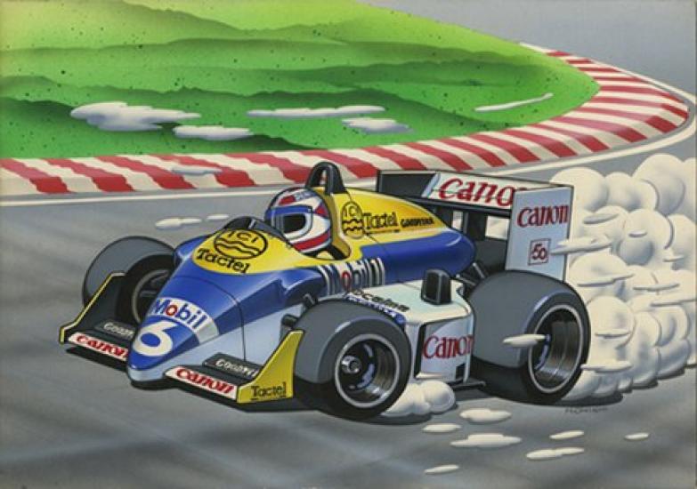 Fujimi Modelo Grand Prix Q Series F1 Williams No.02 FW11-B