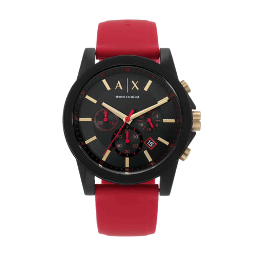 Fossil India Pvt Ltd Armani Exchange Gift Set AX7152SET Men's Red Watch