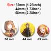 Cute Anime Spice and Wolf Enamel Badges Cartoon Manga Brooches for Backpacks Clothing Jewelry Accessories Circular Lapel Pins
