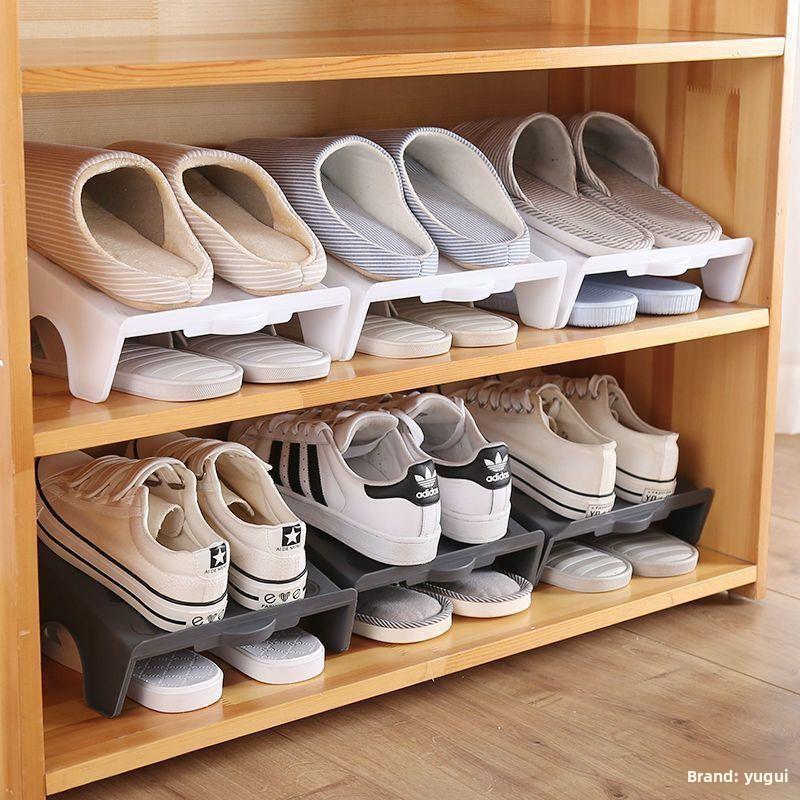 Storage Shoe Rack Double-layer Plastic Double-layer Shoe Rack Cabinet Integrated Shoe Rack To Organize Shoes and Slippers