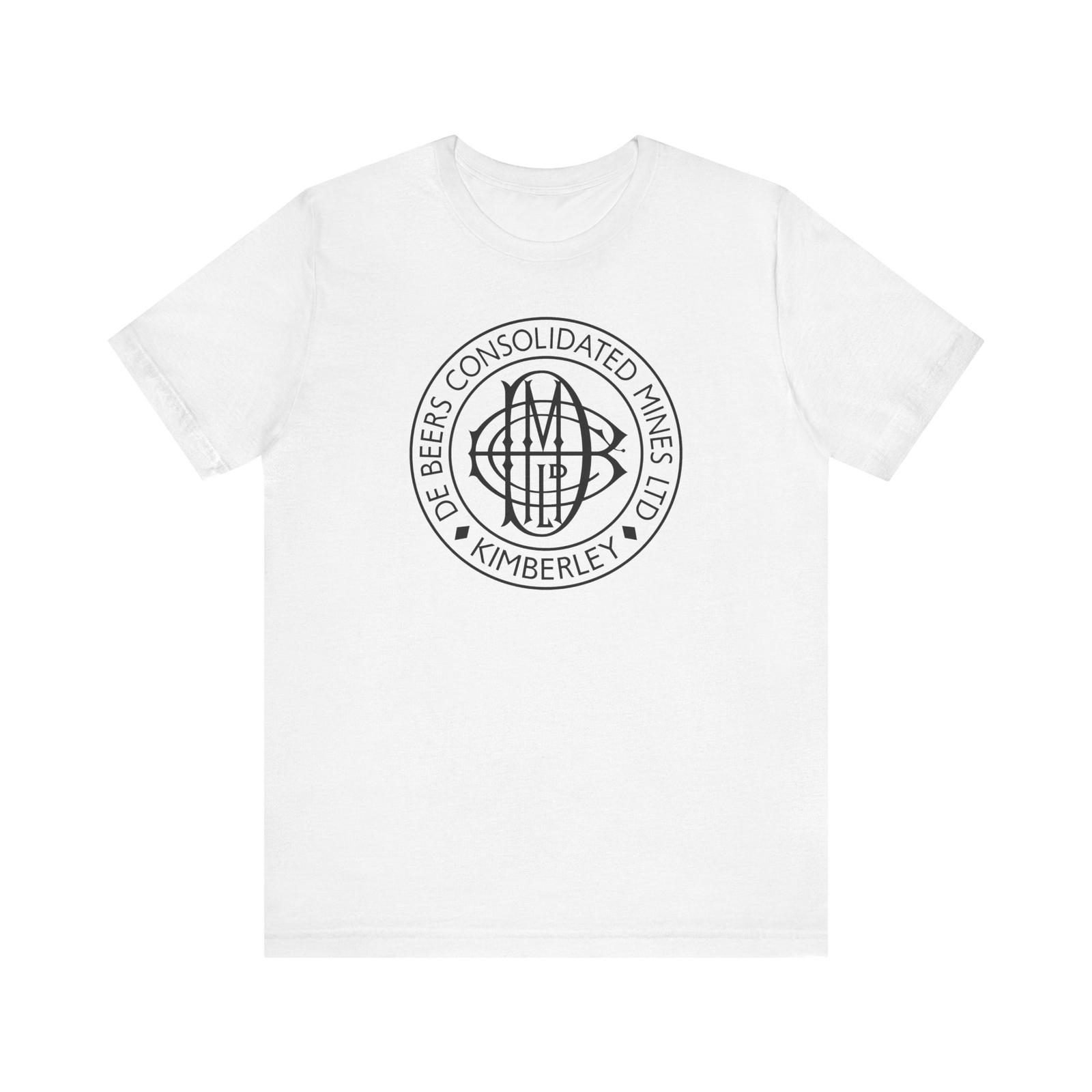 

Vintage De Beers Mines Retro Unisex T-Shirt Mens Womens Tees Top Tee, Kimberley South Africa, Short Sleeve L