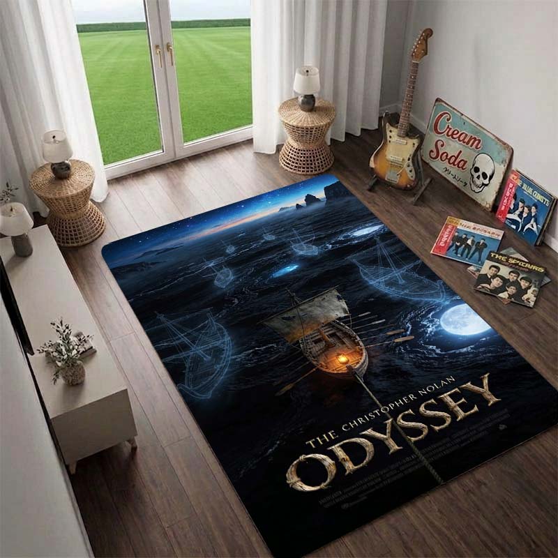 Die Odyssee MOVIE Rug, Floor Mat for Computer Chair, Doormat,Living Room Rug, Bedside Carpet