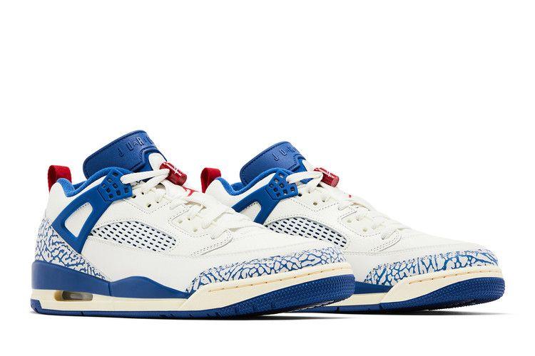 Men's Sneakers Jordan Spizike Low Sail Storm Blue Sail/Varsity Red/Muslin/Storm Blue