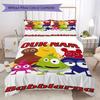 Custom Name Babblarna Pattern Bedding uilt Set uilt Cover Pillowcase Home Decoration Birthday Gift (1*duvet cover+2*pillowcase without core)