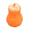 Pumpkin Tea Jar with Lid Fall Candy Container Ceramic Sealing Storage Canister for Dried Fruits Loose Tea Homeowners